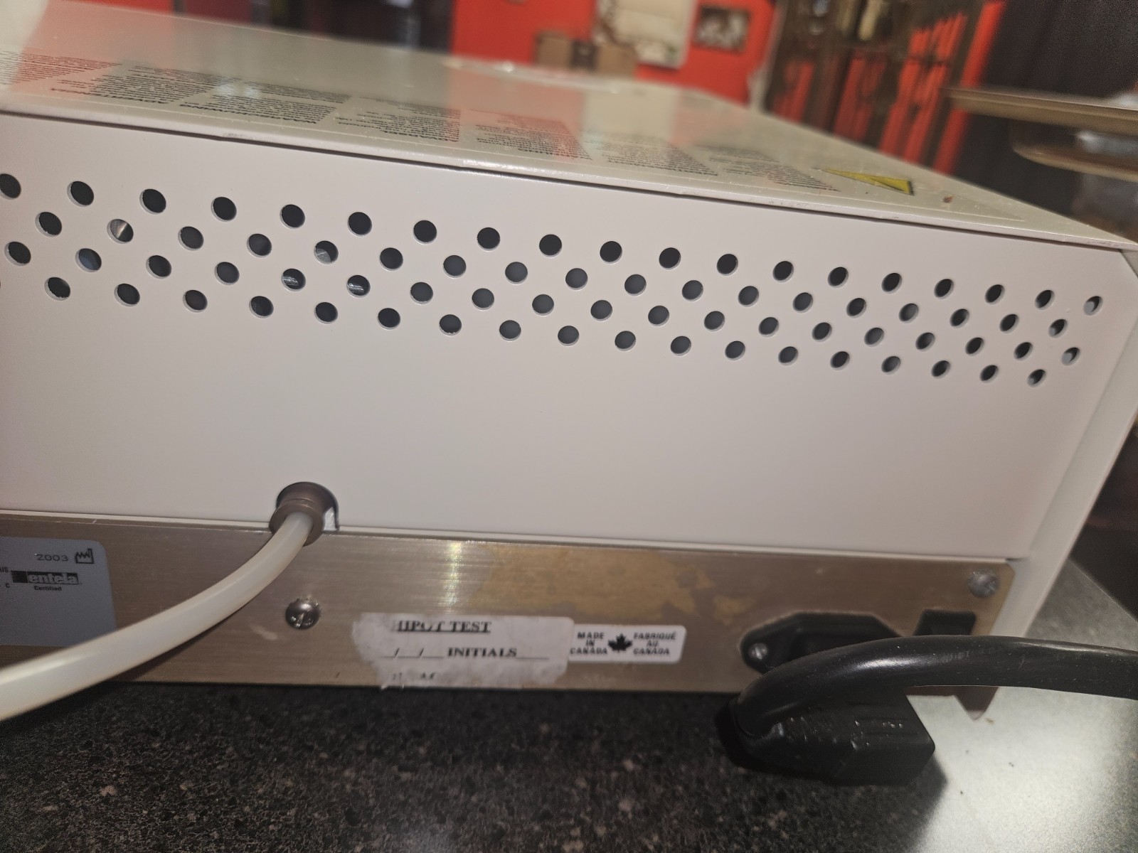 scican STATIM 2000 refurbished with cassette and waste bottle