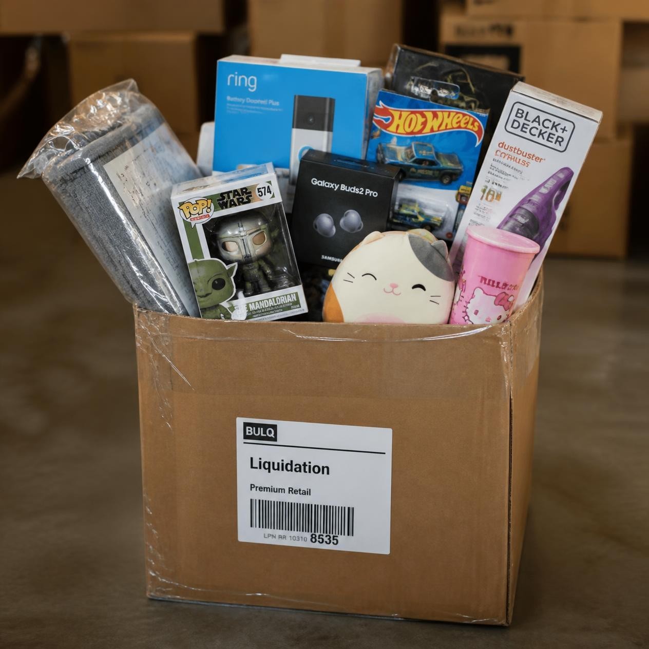 Surprise Box Overstock Liquidation New Unused Items Retail Value