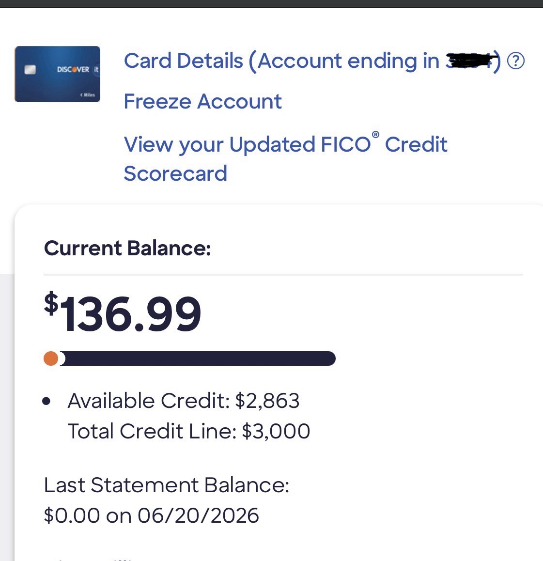 Discover $3k ~ Closes 20th ~ Authorized User Spot ~ Improve Credit FICO Score