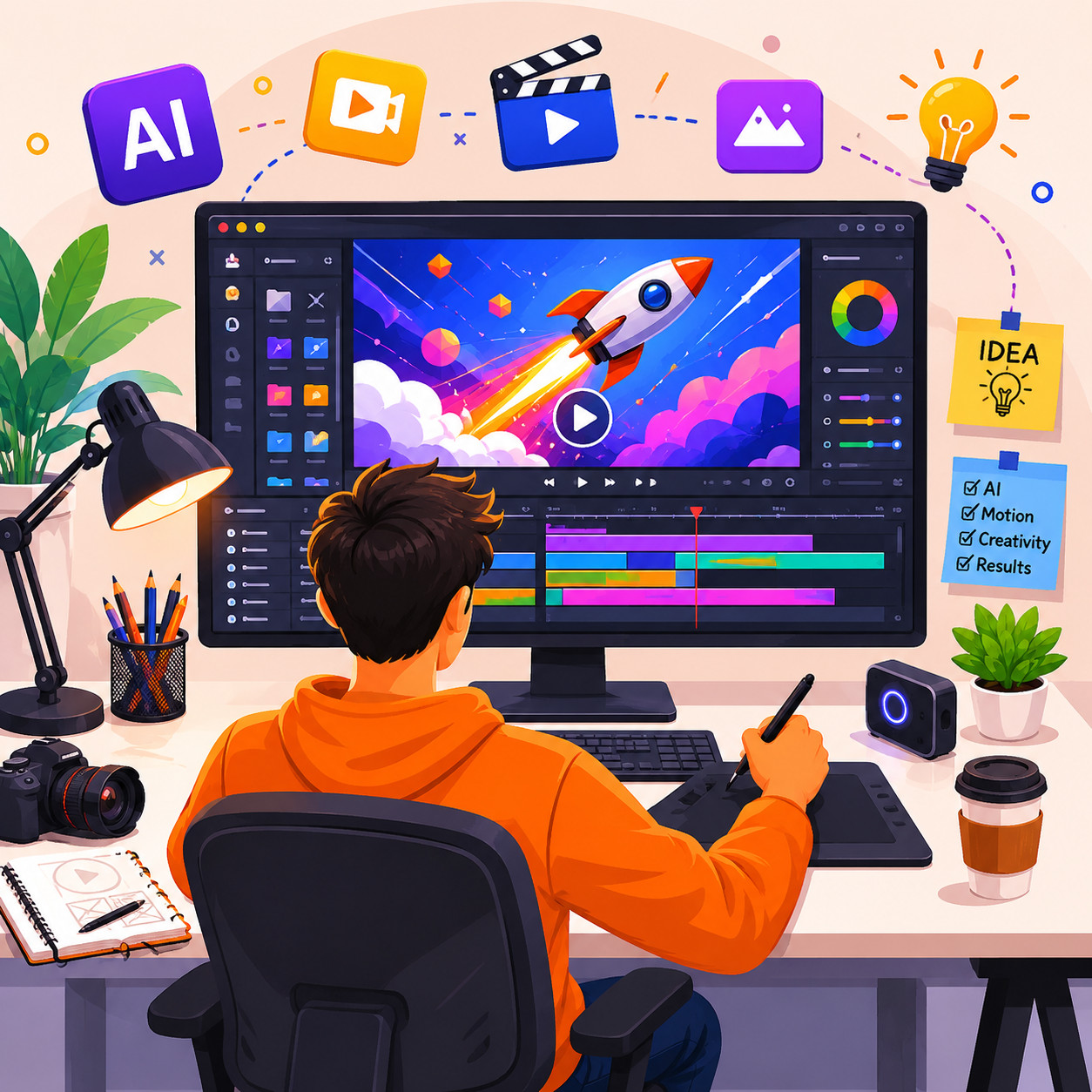 I Will Create Professional AI Motion Graphics Video Ads for Brands & Products