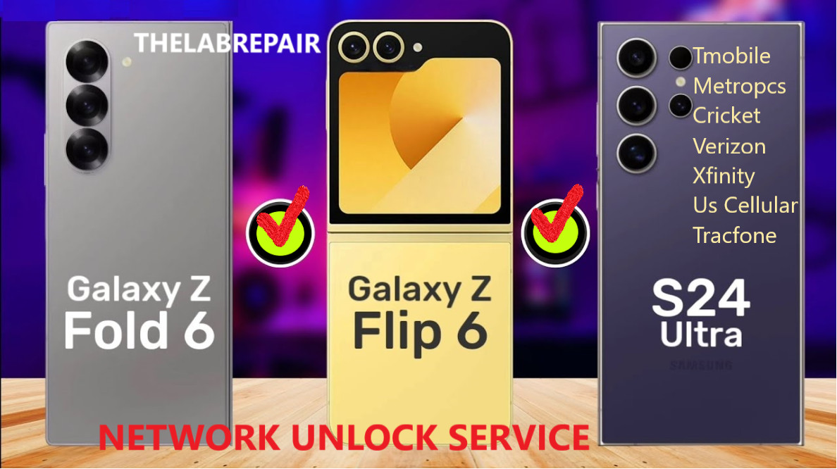 Samsung Galaxy S24 Series – Fold 6 – Flip 6 – Network Unlock Service USB – READ