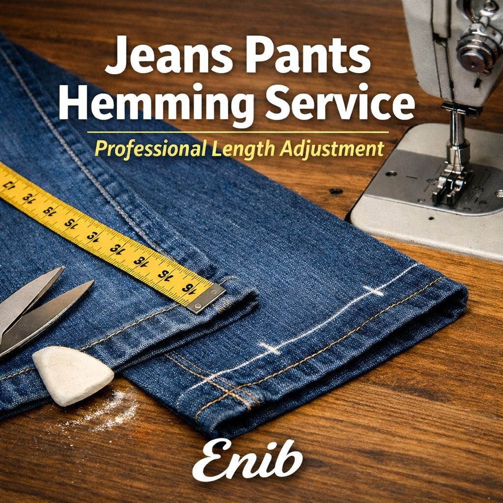 Jeans Pants Hemming Service – Professional Length Adjustment (Mail-In)