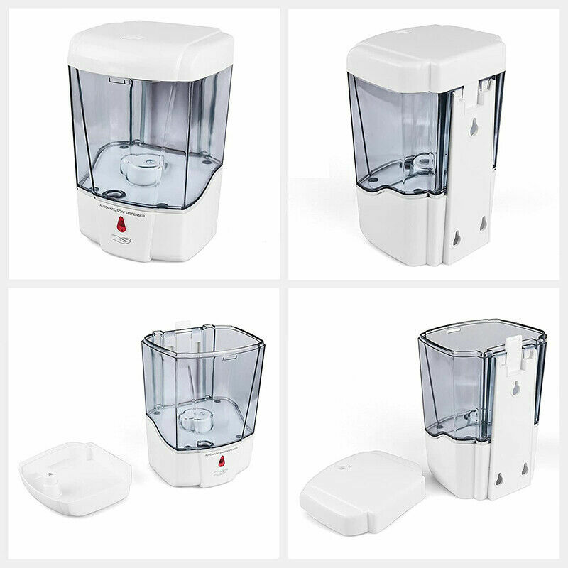 Automatic Soap Dispenser, Liquid Hand Free Soap Dispenser Wall Mount, 700 ml