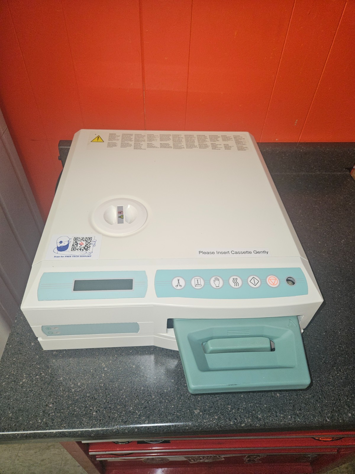 scican STATIM 2000 refurbished with cassette and waste bottle