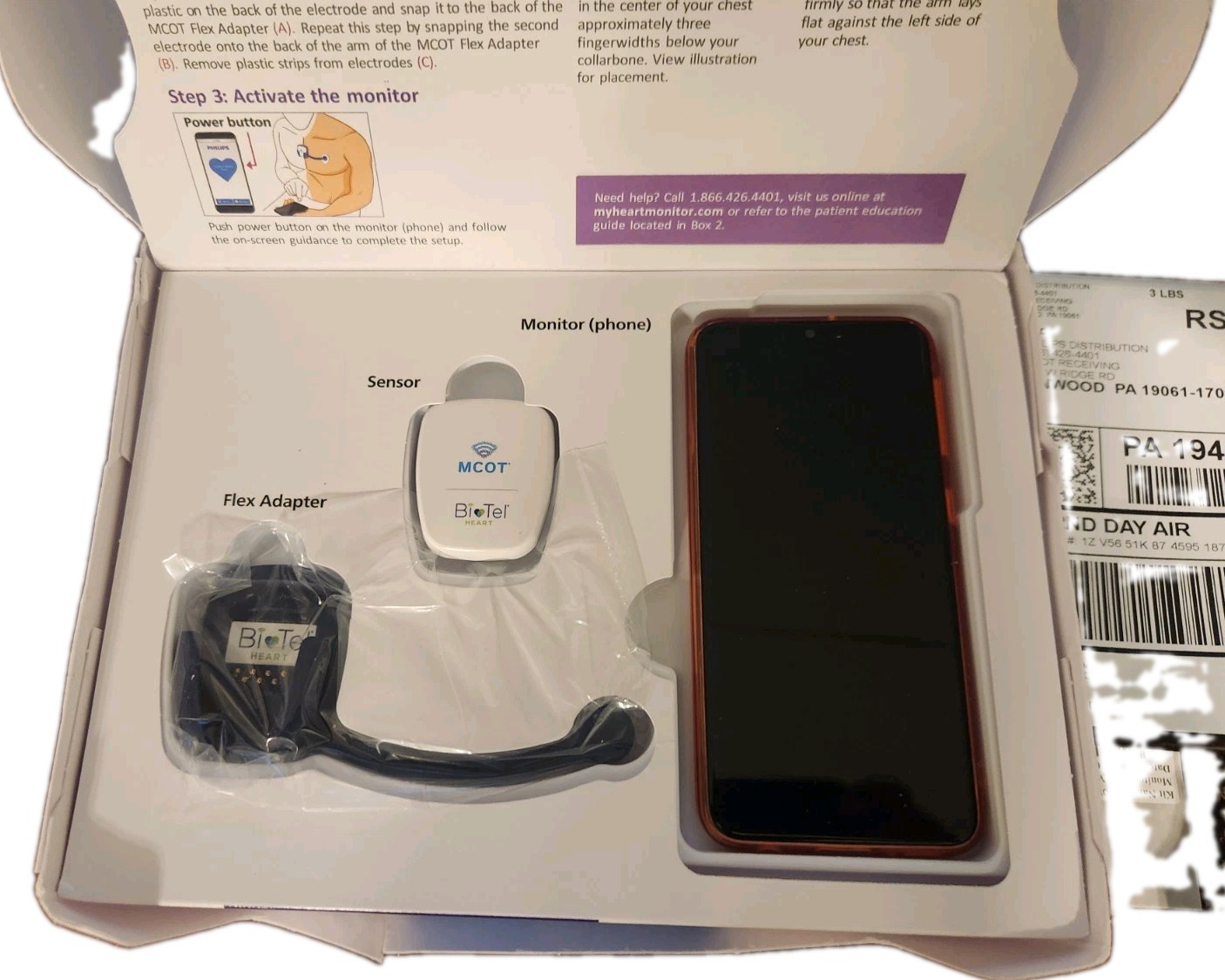 Philips Mobile Cardiac Telemetry Machine