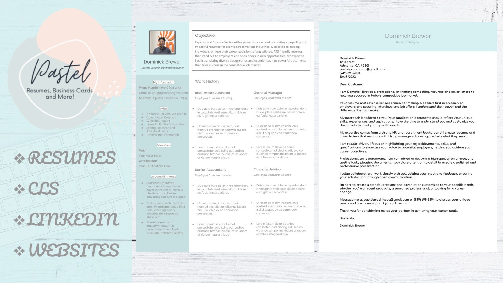 Professional resume writing services, Cover letter, LinkedIn