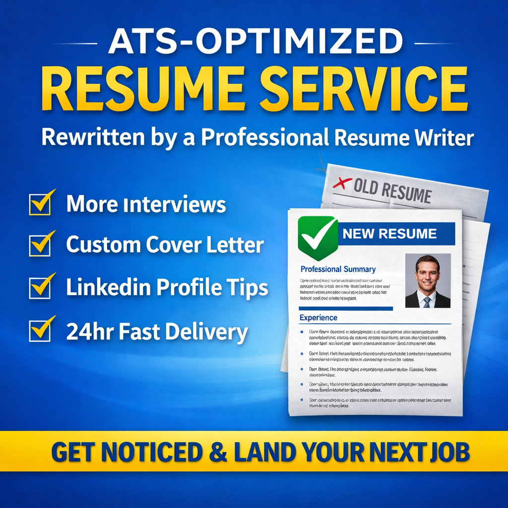 Resume writing services, CV, Cover letter, Editing, Admission applications