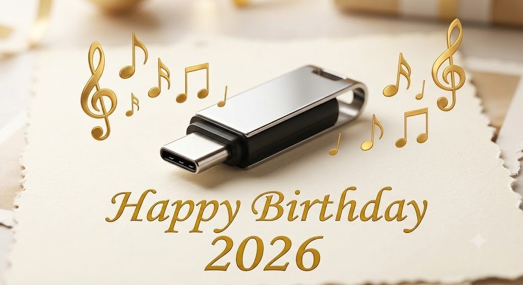 Personalized Custom Song Gift | Birthday Anniversary Cruise AI Music Video USB