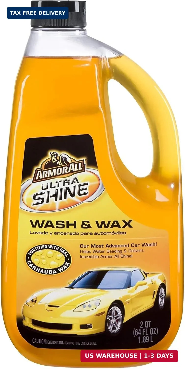 Armor All Ultra Shine Car Wash and Wax by All, 64 Fl Oz (Pack of 1)