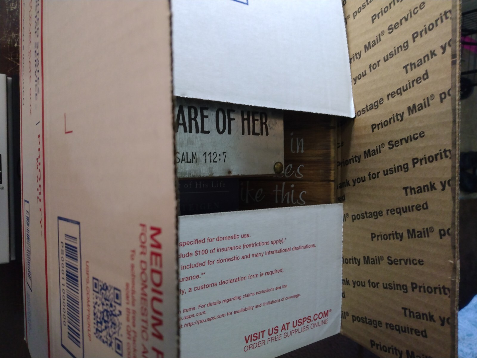  Surprise Box. Christian. CDs and DVDs. Frames. One book. Plus…