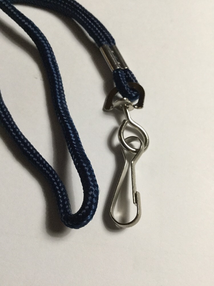 3 Blue Rope Lanyards For I.D. 36″ Rope
